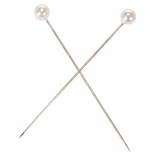 Helmipääpiikit Ø6mm 65mm Valkoinen | Floristik24.fi