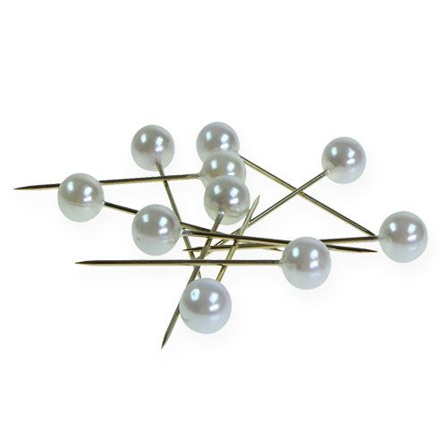 Floristik24 Pearl head pins samppanjaa Ø15mm 75mm