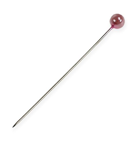 kohteita Pearl Head Pins Ø6mm 65mm Pink
