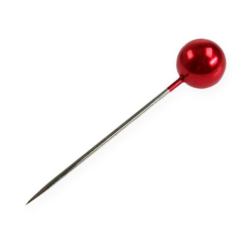 kohteita Pearl Head Pins Red Ø15mm 75mm