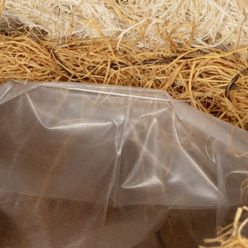 kohteita Luonnonmateriaaleista valmistettu mehiläishahmo söpöllä kuviolla lastenhuoneeseen, 24 cm, 2 kpl