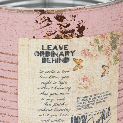 kohteita Ruukku, antiikkiruusu, koristeellinen metallilaatikko, vintage, Ø15,5cm K15cm