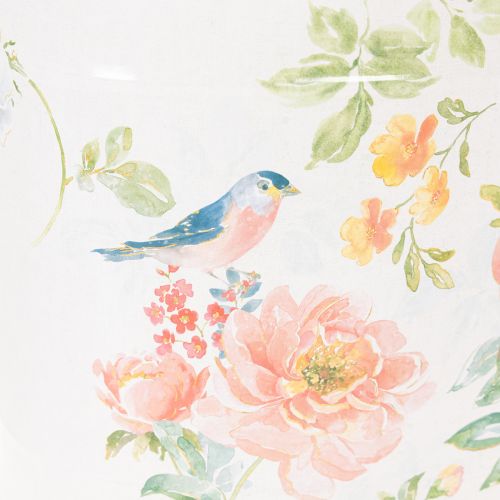 Soikea vintage-kevätkoristeellinen ruukku, metallia, 26/22/17 cm, 3 kpl:n setti | Floristik24.fi