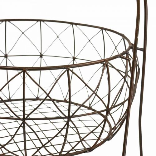 kohteita Plant etagere vintage metallinen korijalusta 2-kerroksinen 62cm