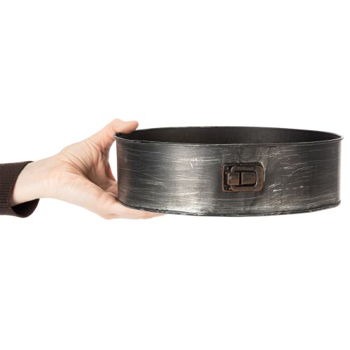 kohteita Istutusastia, koristeellinen leivinvuoka, irtopohjavuoka istutusta varten, metallikoristeet Ø24cm K7.5cm