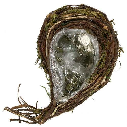 Floristik24 Viiniköynnöksen ja sammaleen istutusastia 35cm x 20cm