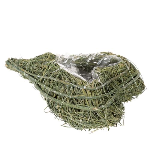 Luonnonmateriaalista valmistettu kasvisydän foliotäytteellä, 22 cm, 2 kpl | Floristik24.fi