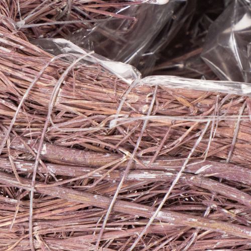 Koristeellinen sydän oksista ja istutusfoliosta, 20 cm, 2 kpl | Floristik24.fi