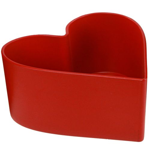 kohteita Romanttinen kasvisydänkasvikulho sydän punainen 15×15×7cm 3kpl