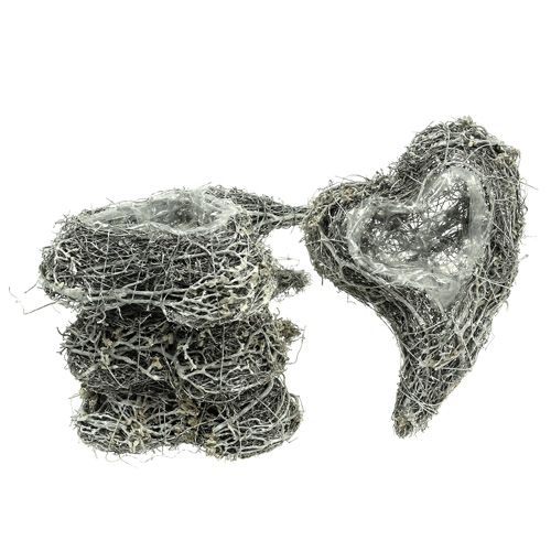 kohteita Kasvi sydänköynnös 15cm x 23cm x 5cm valkoinen 4 kpl
