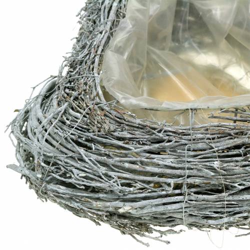 Floristik24 Istuta sydänoksat valkoiseksi pestyinä 60cm x 42cm