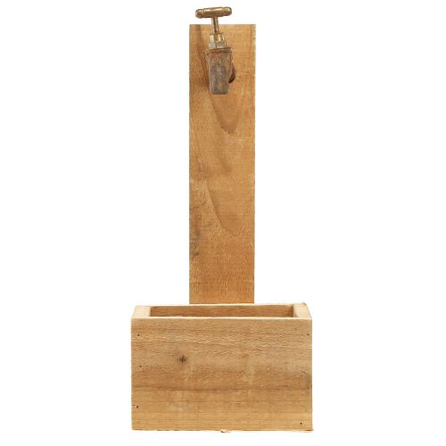 kohteita Planter Puinen suihkulähde Optic Natural Rust L15,5cm