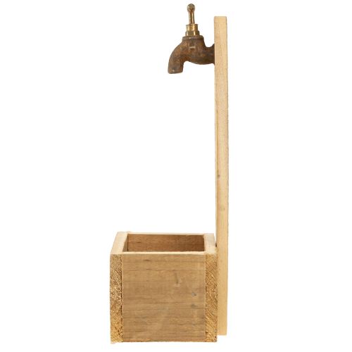 kohteita Planter Puinen suihkulähde Optic Natural Rust L15,5cm