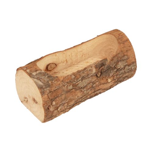 Floristik24 Kasvilaatikko puinen koristeellinen maalaismainen luonnollinen 20cm×8,5cm×7,5cm