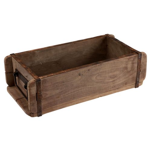 kohteita Kasvilaatikko puinen tiilen muotoinen puun kierrätys 32×15×10cm