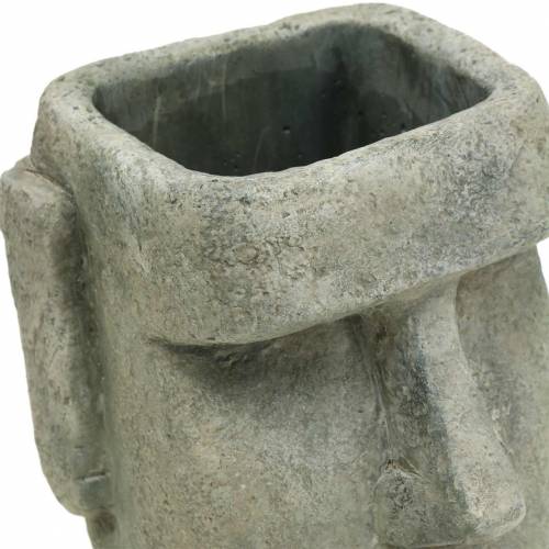 Floristik24 Kasvien pää Moai rintakuva harmaa H28cm