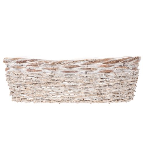 Koriruukku foliosisäkkeellä, soikea, valkoinen, 37 cm | Floristik24.fi