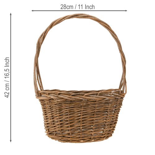 kohteita Kasvikori kahvalla soikea pajunruskea 28/24cm sarja 2 kpl