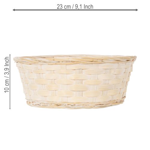 kohteita Punottu kori tyylikkääksi kukkakoristeeksi olohuoneeseen, 23 cm, 6 kpl