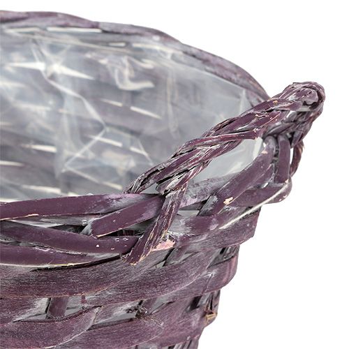 Kasvien kori pyöreä tummanvioletti Ø20cm K10cm