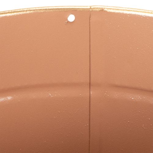 kohteita Metallinen kukkaruukku/kasviruukku, Ø17cm, korkeus 14,5cm, 4 kpl