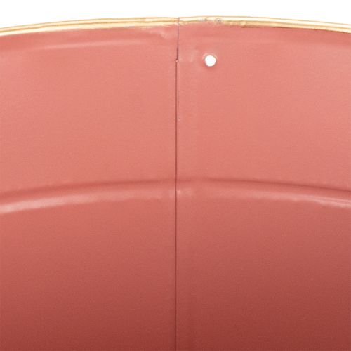 kohteita Metallinen kukkaruukku/kasviruukku/istutuslaatikko, Ø26cm, korkeus 22cm, 4 kpl