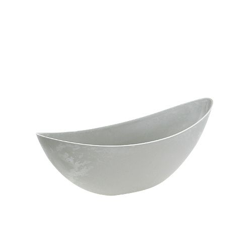 kohteita Kasvikulho 39cm x 12,5cm K13cm vaaleanharmaa, 1kpl