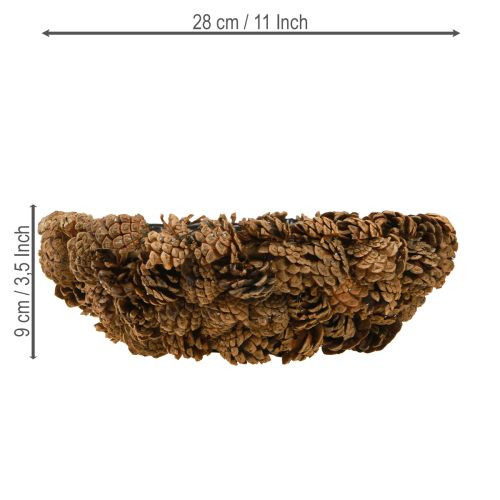 kohteita Istutuskulho Aitoja käpyjä Männynkäpykulho Luonnonvärinen Ø28cm K9cm