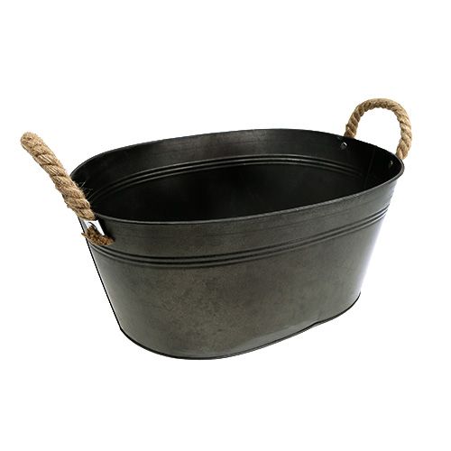 Floristik24 Istutusmalja Oval Antique 40 x 29cm K18cm 1kpl.