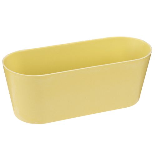 kohteita Kasvikulho soikea koristekulho muovinen keltainen 27×11×10cm 3kpl