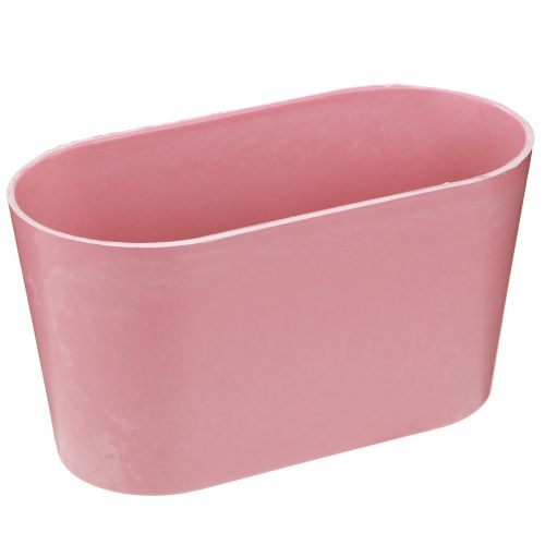 kohteita Kasvikulho soikea vaaleanpunainen koristekulho muovia 20×10×11cm 3kpl