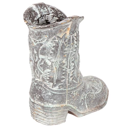 Koristeelliset cowboy-saappaat istutuskengät 24 cm | Floristik24.fi