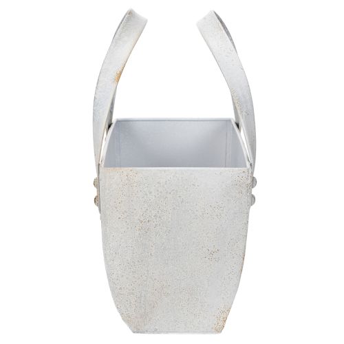 kohteita Metallinen kassi, moderni hyvän olon tunnelma sisä- ja ulkokäyttöön, 28 cm