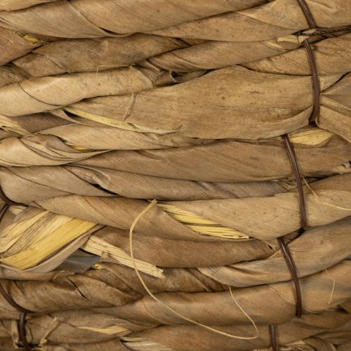 kohteita Istutuskuppi lautasella, pieni olkikori, Ø17cm K13cm