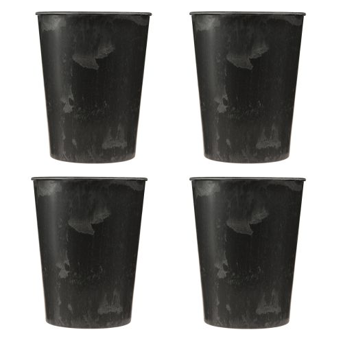 kohteita Ruukku muovista antrasiittia Ø13cm K16,5cm 4kpl