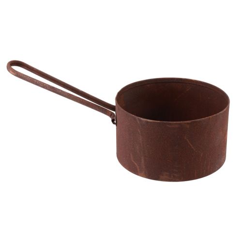 kohteita Istutusruukku metallinen ruostepannu koriste Ø20cm K11cm