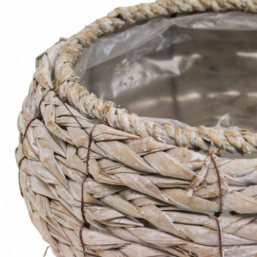 kohteita Kasvikori ruukku pyöreä valkoinen pesty Ø22cm K13cm