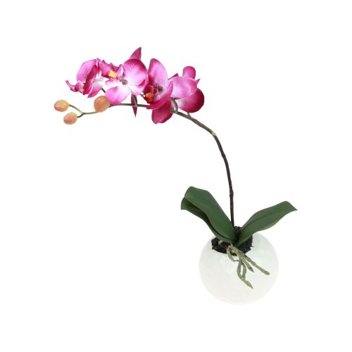 Keinotekoiset orkideat ruukussa Phalaenopsis tekokukat orkideat pinkki 34cm