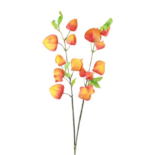 Tekokukka oranssi lyhtykukka Physalis koristeelliset silkkikukat 93cm 2kpl