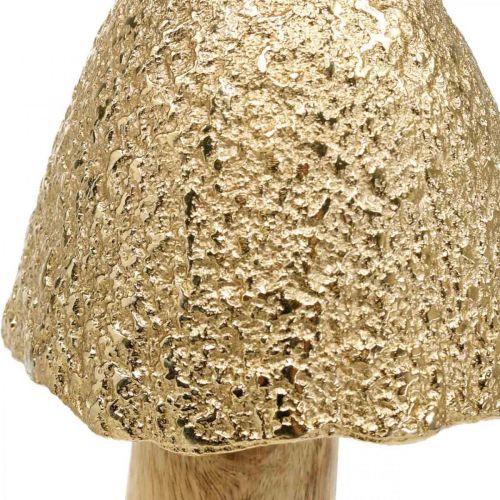 Floristik24 Koristesieni iso metalli puu kultainen, luontokoristefiguuri syksy 32cm