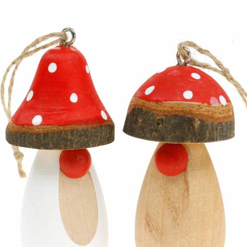 kohteita Ripustussieni valkoinen, ruskea lajitelma 6,5/8cm 8 kpl