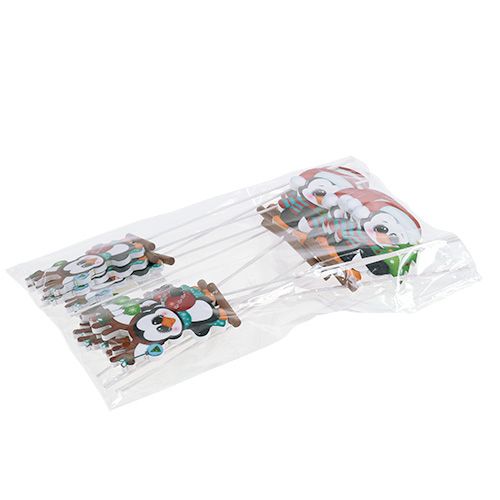 Floristik24 Pingviini kepillä 8,5cm 16 kpl