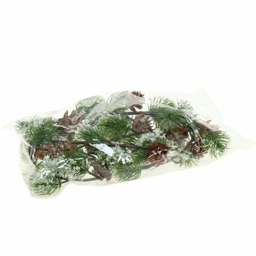 Floristik24 Männyn seppele käpyillä lumen peitossa 145cm