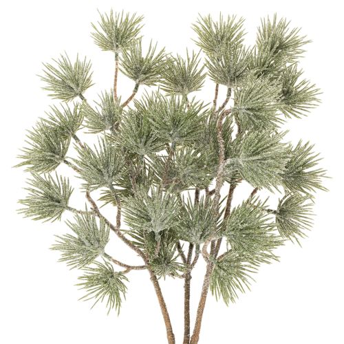 Keinotekoinen kuusenoksa, iso männynoksa talvikoristeeseen, 55 cm, 3 kpl ostaa | Floristik24.fi