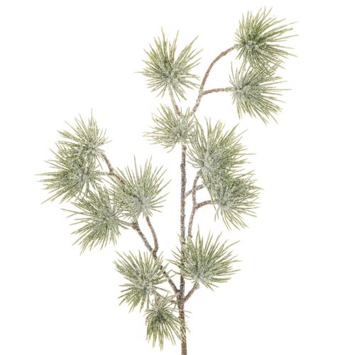 Keinotekoinen kuusenoksa, iso männynoksa talvikoristeeseen, 55 cm, 3 kpl | Floristik24.fi