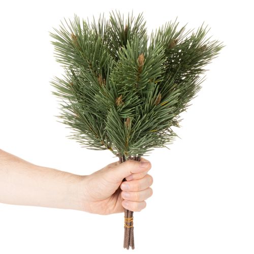 Tekomännyn oksakoriste-kimppu asetelmiin 39cm 6kpl | Floristik24.fi