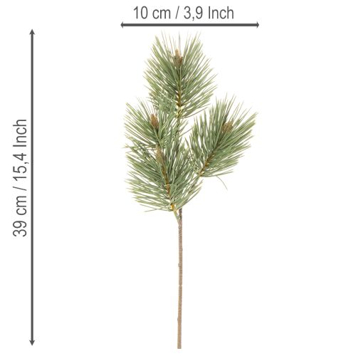 Tekomännyn oksakoriste-kimppu asetelmiin 39cm 6kpl | Floristik24.fi