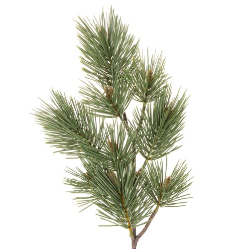 Keinotekoinen männynoksa koristeellisena kuusenoksana, 55 cm, 3 kpl | Floristik24.fi