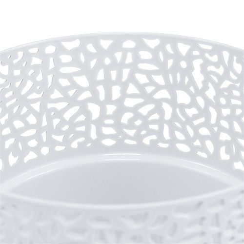 Muovinen kylvökone valkoinen Ø14,5cm K15,5cm 1 kpl | Floristik24.fi