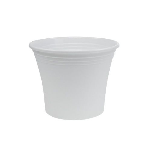 Muovinen ruukku “Irys” valkoinen Ø15cm K13cm 1 kpl